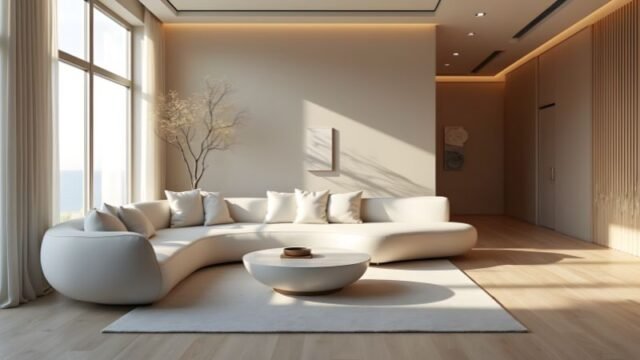 Curved Furniture And Soft